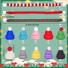 Woolen Crochet Mini Hat with Pom Pom Ball AJEW-GF0009-37-2