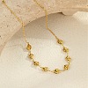 Ocean 304 Stainless Steel Link Chain Necklaces for Women NJEW-A060-01D-G-1