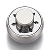 304 Stainless Steel Diffuser Locket Aromatherapy Essential Oil AJEW-N025-04P-6
