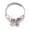 Non-Tarnish 201 Stainless Steel European Bracelet LS-OQ8559-3-1