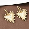 304 Stainless Steel Heart Hoop Earrings EJEW-K268-74G-3