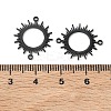 304 Stainless Steel Hollow Connector Charms STAS-P332-12B-3