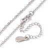 Sublimation Blank Aluminum Pendant Necklace LS-NJEW-E020-02P-01-6