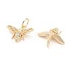 Brass Micro Pave Cubic Zirconia Pendants LS-KK-B133-05G-02-2
