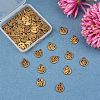 84 Pieces Zodiac Sign Charm Pendants 12 Constellation Charm Pendant Alloy Charm for Jewelry Necklace Earring Making Crafts JX557C-4