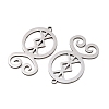 201 Stainless Steel Pendants STAS-I364-16P-2