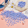 10 Strands Flat Round Handmade Polymer Clay Beads CLAY-PH0001-44M-4