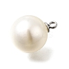 ABS Plastic Imitation Pearl Pendants FIND-H052-01H-01P-2