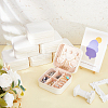 Square PVC with lint Jewelry Storage Zipper Box CON-WH0099-03B-4