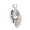 Marine Animal Theme
Platinum  Brass Micro Pave Clear Cubic Zirconia Pendants KK-U031-01P-01-1