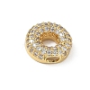 Brass Micro Pave Cubic Zirconia Pendants KK-A300-02G-O-2