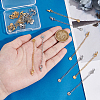 20Pcs 2 Colors 304 Stainless Steel Chain Extender STAS-UN0060-91-4