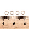 Brass Closed Jump Rings KK-D257-01RG-07-3