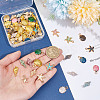 38Pcs 19 Styles  Alloy Pendants Charms FIND-HY0004-58-3