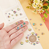 40Pcs 4 Style Ion Plating(IP) 304 Stainless Steel Spacer Beads STAS-UN0038-69-2