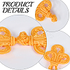 10Pcs Handmade Chinese Frog Knot Buttons Sets AJEW-CY0001-01C-5