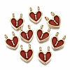 Alloy Enamel Charms ENAM-T012-02I-RS-1