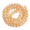 Electroplate Glass Beads Strands EGLA-A034-T10mm-A30-3