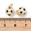 Brass Enamel Pendants X-KK-P294-38G-01-3
