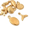Ocean Theme 201 Stainless Steel Pendants STAS-F348-01D-G-2