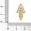 201 Stainless Steel Religion Laser Cut Connector Charms STAS-F316-37G-3