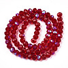 Electroplate Glass Beads Strands EGLA-A034-T10mm-L20-2
