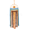 Hand-Woven Polyester Macrames Wall Decorations HJEW-WH20020-003C-1