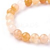 Natural Topaz Jade Beads Stretch Bracelets BJEW-F380-01-B07-2