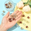 60Pcs Plating Acrylic Beads OACR-YW0003-92-5
