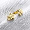 Brass Micro Pave Cubic Zirconia Adjustable Cuff Rings for Women RJEW-U053-02G-1