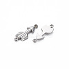 Non-Tarnish 304 Stainless Steel Connector Charms X-STAS-N097-099P-NR-2