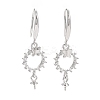 Anti-Tarnish Rhodium Plated 925 Sterling Silver Earring Hooks LS-STER-D035-37P-1