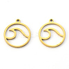 PVD Vacuum Plating 201 Stainless Steel Pendants X-STAS-N092-95G-1