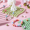 48Pcs 12 Colors Lantern Food Grade Eco-Friendly Silicone Beads SIL-TA0002-05-6