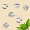 300 Sets Iron Grommet Eyelet Findings SCRA-GF0001-09C-7