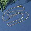 1/20 14K Gold Filled Boston Link Chain Necklaces for Women Men NJEW-Z068-06G-2