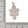 304 Stainless Steel Pendants STAS-C103-02GP-01-3