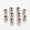 Alloy European Beads X-MPDL-WH0001-02AS-1