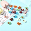 24Pcs 6 Colors Handmade Bumpy Millefiori Glass Beads LAMP-FS0001-39-9