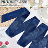 Satin Cloth Ribbon Wrap Around Chain Belt AJEW-WH0314-198A-2