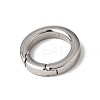 Tarnish Resistant 304 Stainless Steel Spring Gate Rings STAS-D070-01P-2-2