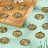 20Pcs Tibetan Style Hollow Alloy Pendants FIND-LP0001-93AG-3
