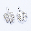 Brass Micro Pave Cubic Zirconia Charms LS-KK-P133-04P-NR-2