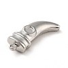 Non-Tarnish 304 Stainless Steel Pendant Cabochons Settings STAS-P312-17P-3