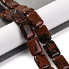 Natural Mahogany Obsidian Beads Strands G-T047-B26-01-2