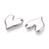 304 Stainless Steel Pendants STAS-T065-82P-2