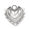 Non-Tarnish 304 Stainless Steel Pendants STAS-F287-36P-2