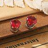 Cubic Zirconia Clip-on Earrings EJEW-L100-01P-09-1