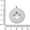 304 Stainless Steel Pendants STAS-F313-01P-3