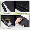 Polyester Portable Window Blackout Curtain for Travel AJEW-WH0471-139-4